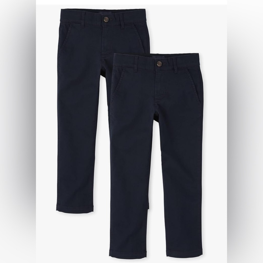 The Children's Place Stretch Straight Chino Pants,multipacks size 12 (021)